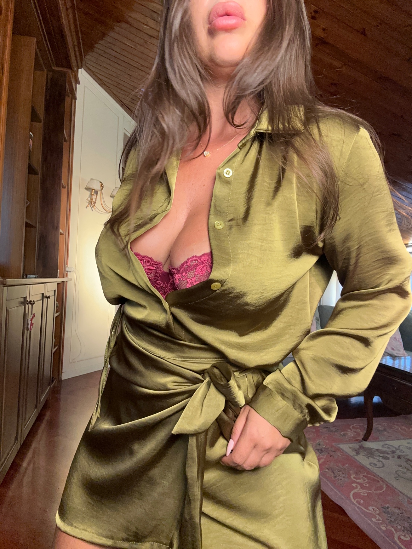 Coordinato gonna a portafoglio e camicia