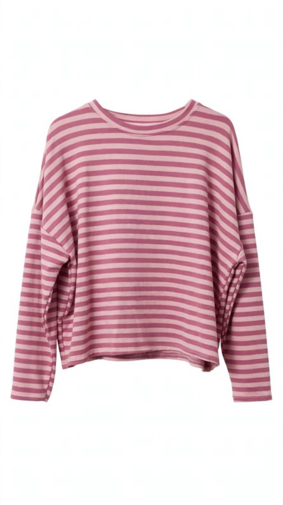 Maglia a righe oversize in cotone