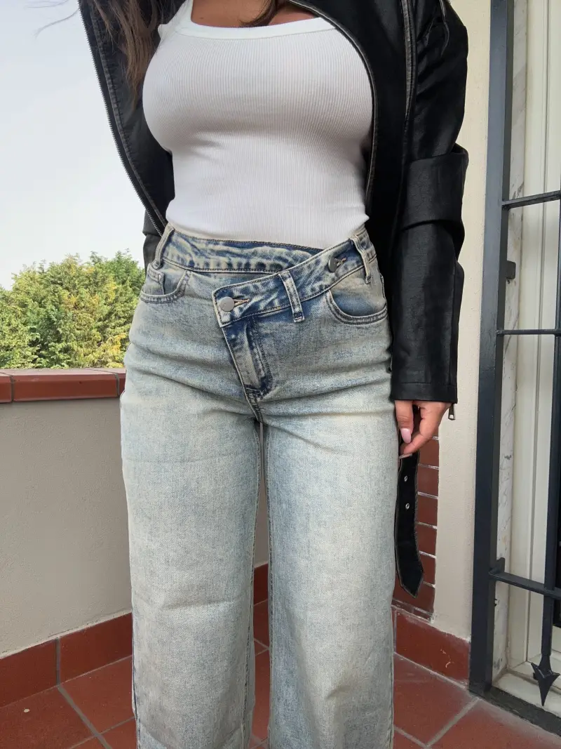 Jeans doppio bottone